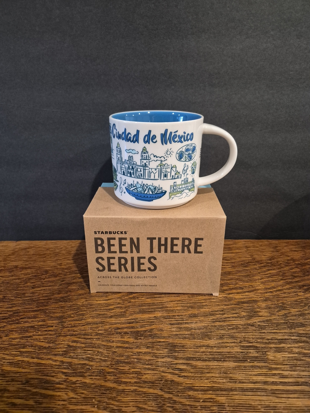 Starbucks Ciudad de México Blue Interior Mug - Been There Series